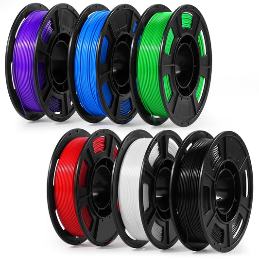 Dynta 250g PLA 3D Printer Filament for Beginners, 1.75mm/±0.02mm 6 Colors