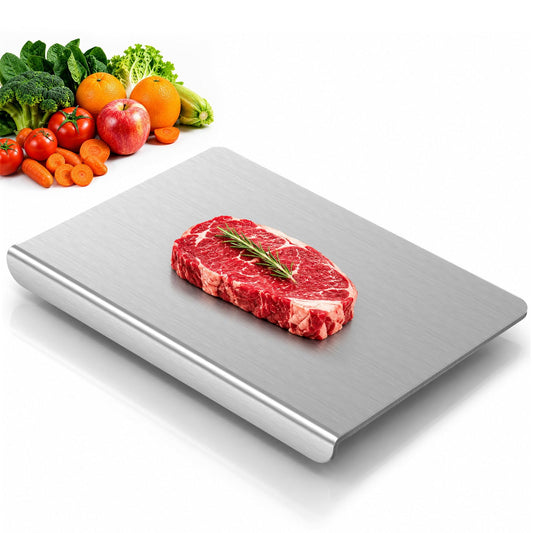 Titanium Cutting Boards for Kitchen, Double-sided non-toxic Pure Titanium Cutting Board, Dishwasher Safe Chopping & Kneading Board for Meat, Fruits, Vegetables & Baking,16 * 12
