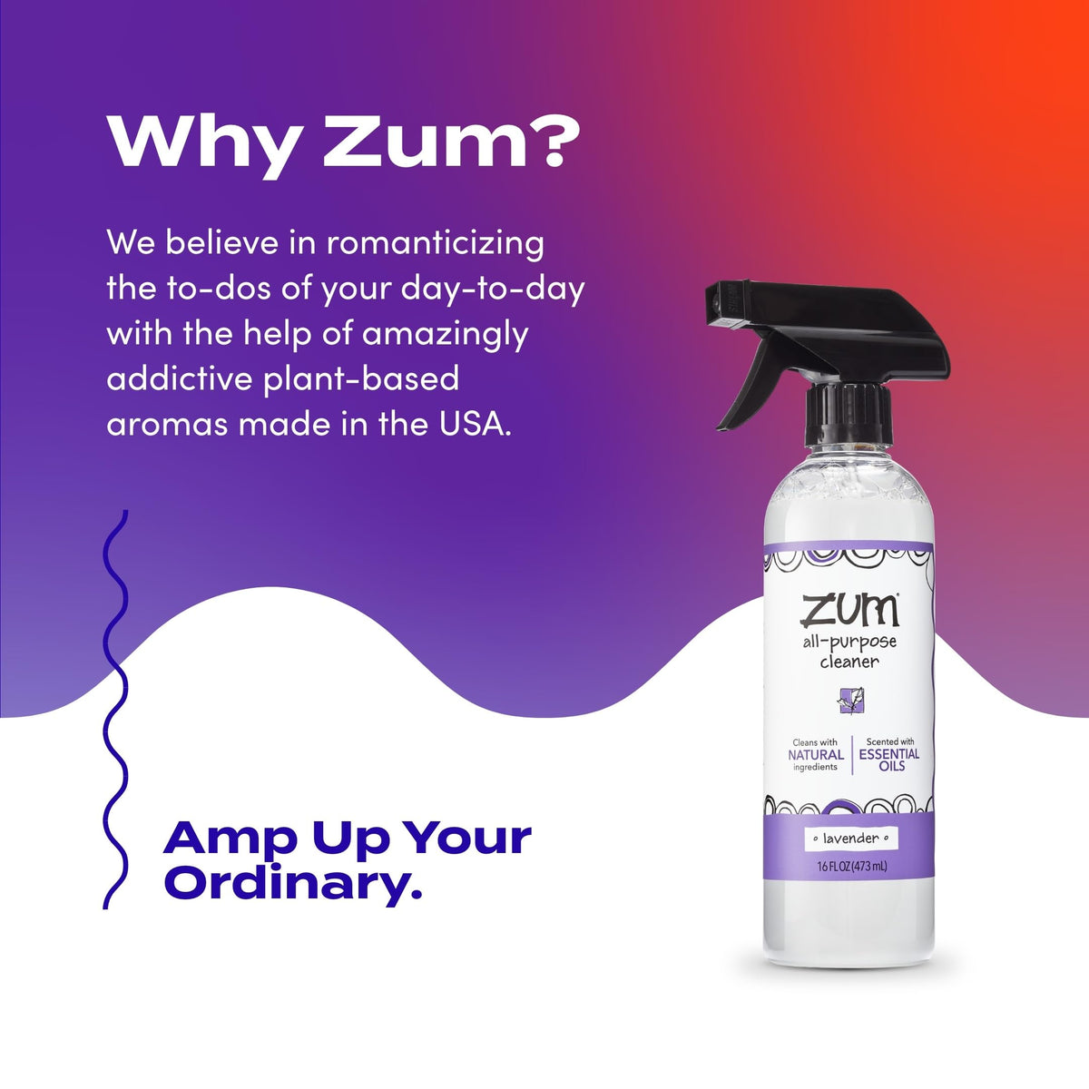 Zum All-Purpose Cleaner - Lavender, 16 fl oz