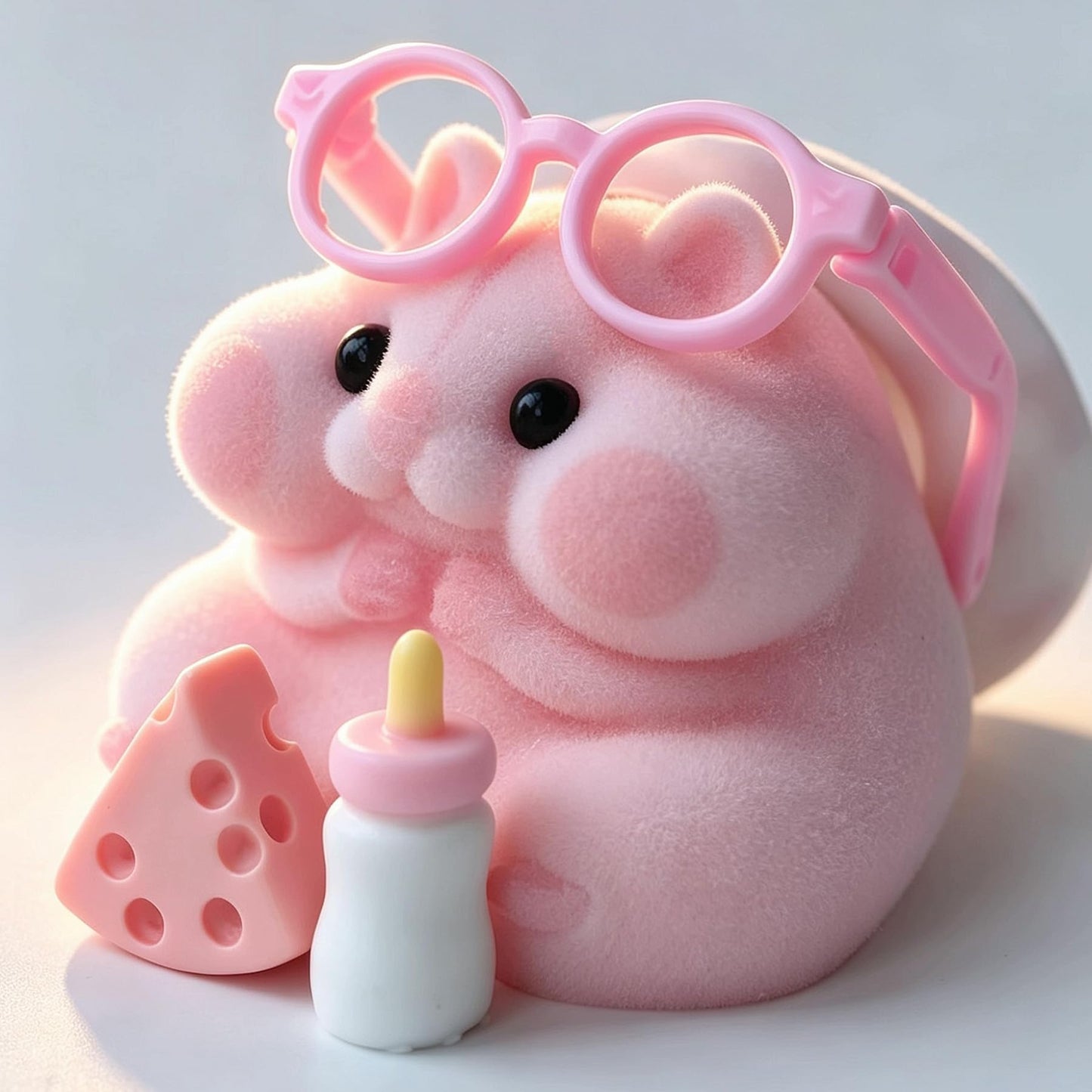 Handmade Taba Squishy Hamster Toy, Cute Squishy Stress Relief Fidget Toy