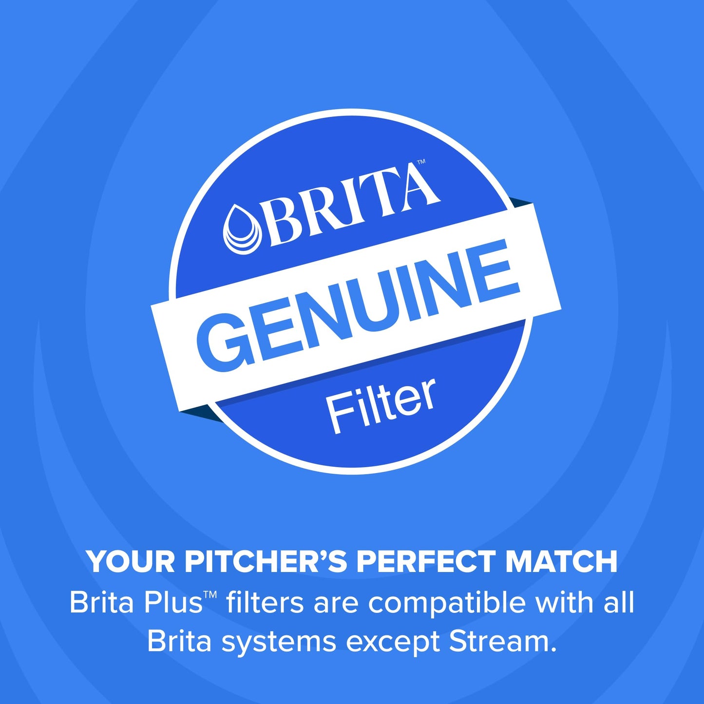 Brita Plus Replacement Water Filter, For Pitchers and Dispensers, 4 Pack