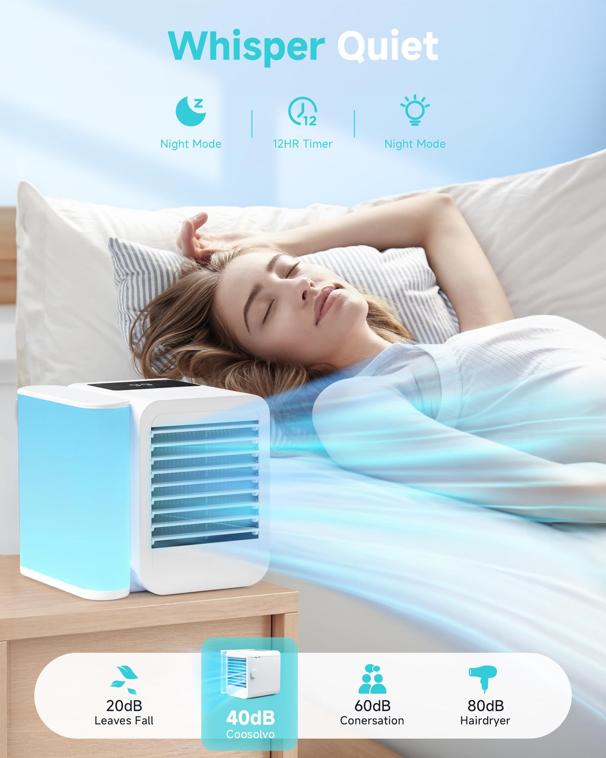 DRAWLEY Portable Air Conditioners Fan: Air Conditioner, Ac Unit