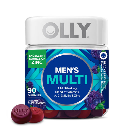 OLLY Men's Multivitamin Gummy, Supports Overall Wellness,* - 90 Count