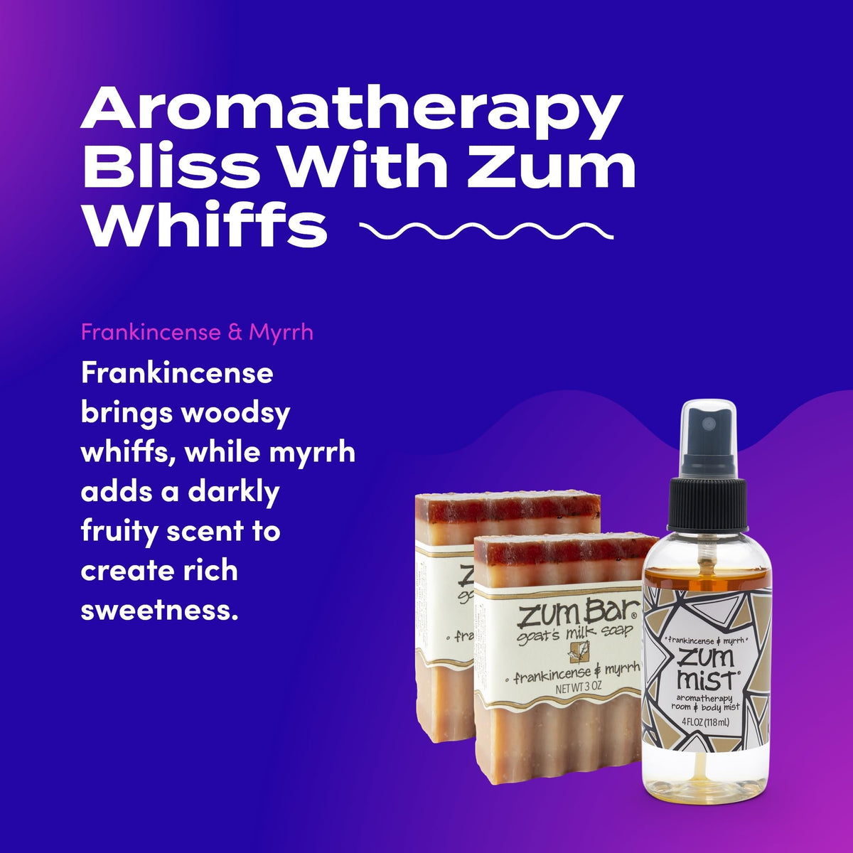 Zum Bundle - Soap Bars & Zum Mist - Frankincense & Myrrh