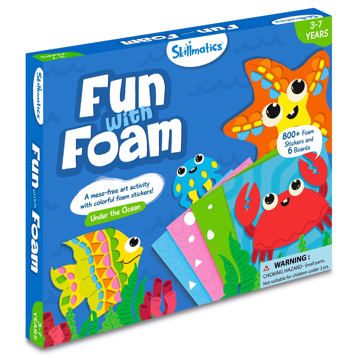 Skillmatics Foam Sticker Art Activity – Under The Ocean, Mess-Free Fun