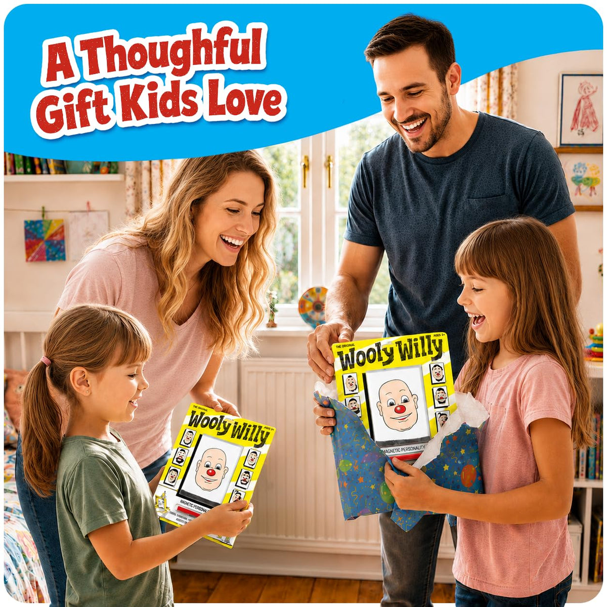Wooly Willy Original, Favorite Retro Toys for Boys & Girls - 3 4 5 6 7 8 Year Old Boy Birthday Gifts - Toys for 4 Year Old Boy - Car Travel Road Kids Game - Travel Essentials Games for Ages 3+