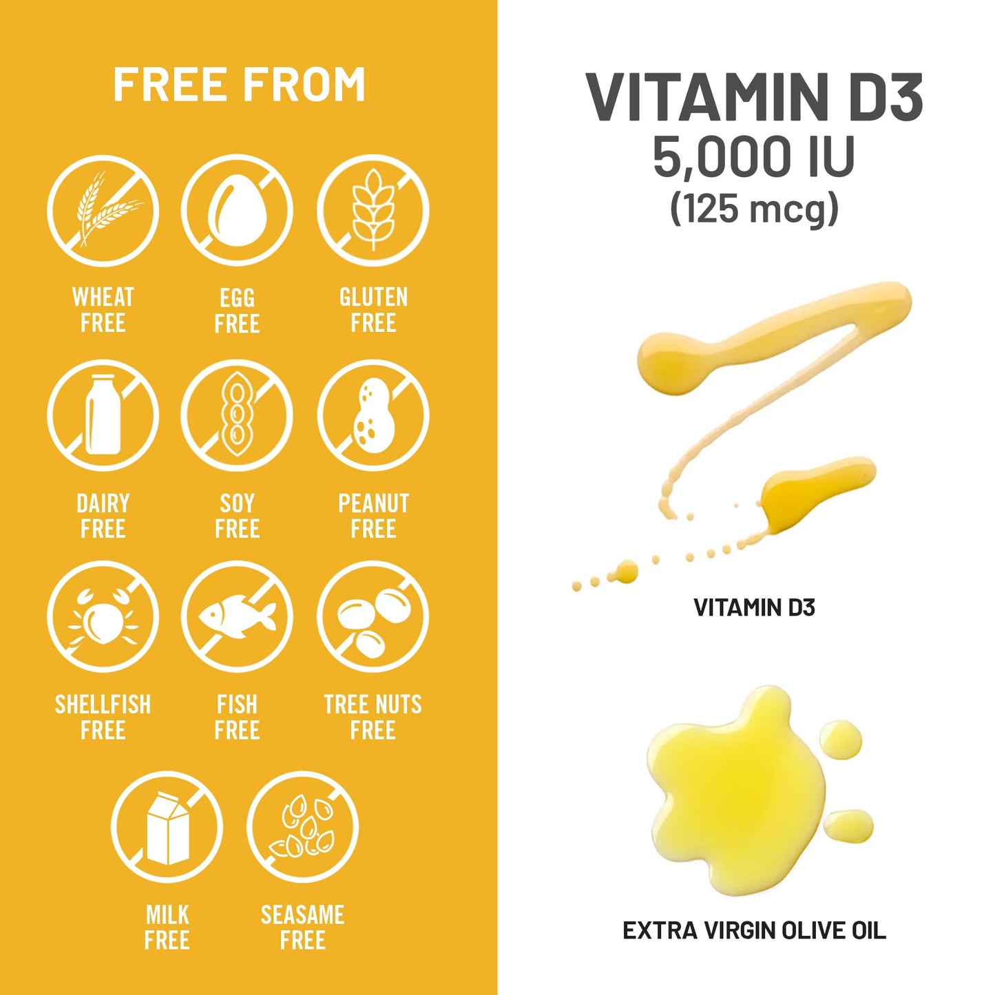NatureWise Vitamin D3 5000IU Supplement, Immune Support, 360 Mini Softgels
