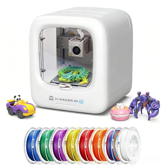 AOSEED AI 3D Printer for Kids, Fast 400mm/s, 12,000+ Models, Enclosed Safe