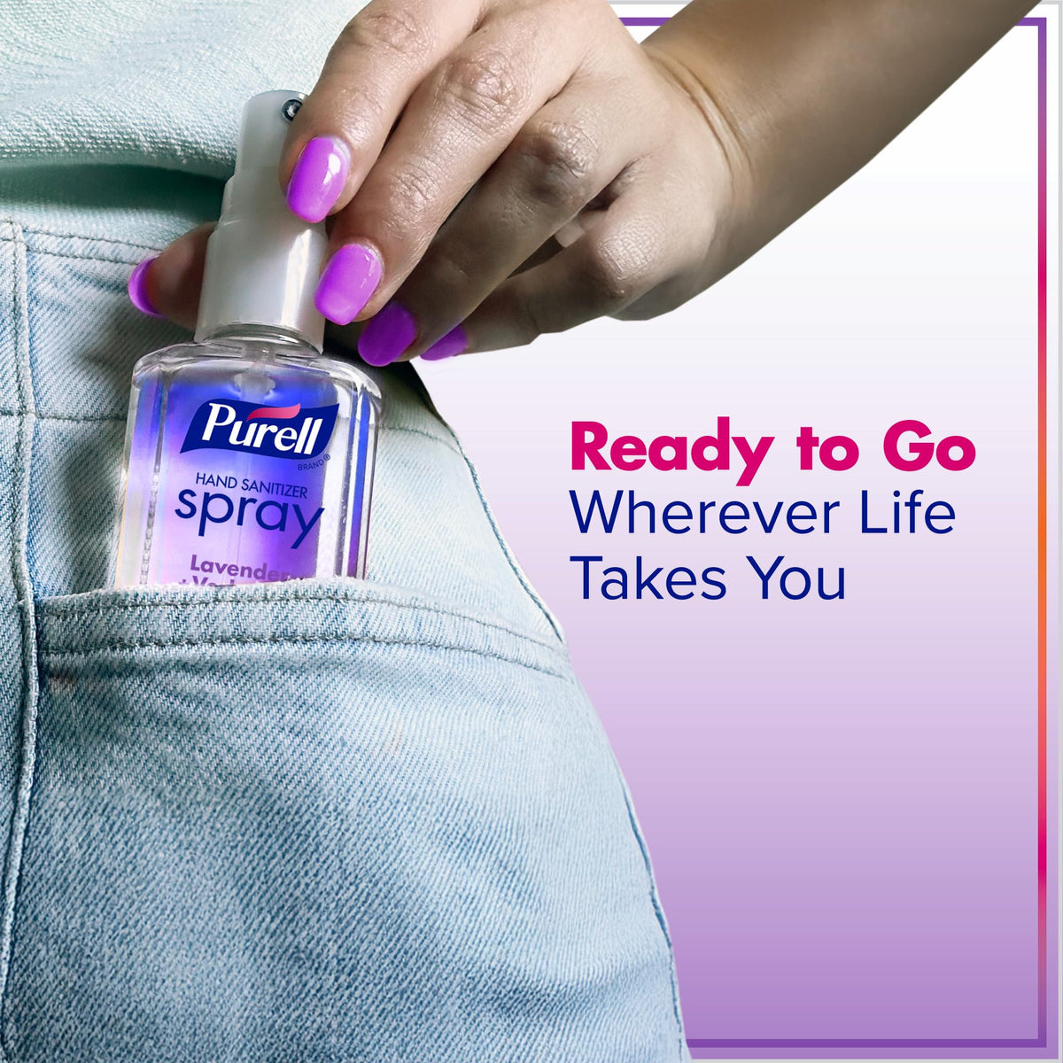 Purell Hand Sanitizer Spray Variety, Travel Size 6ct x 2fl oz, 2026-04-ECMP