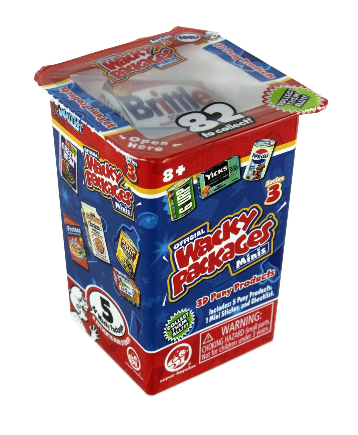 Wacky Packages Minis 5 pc Blind Box Series 3, Multi, 5215