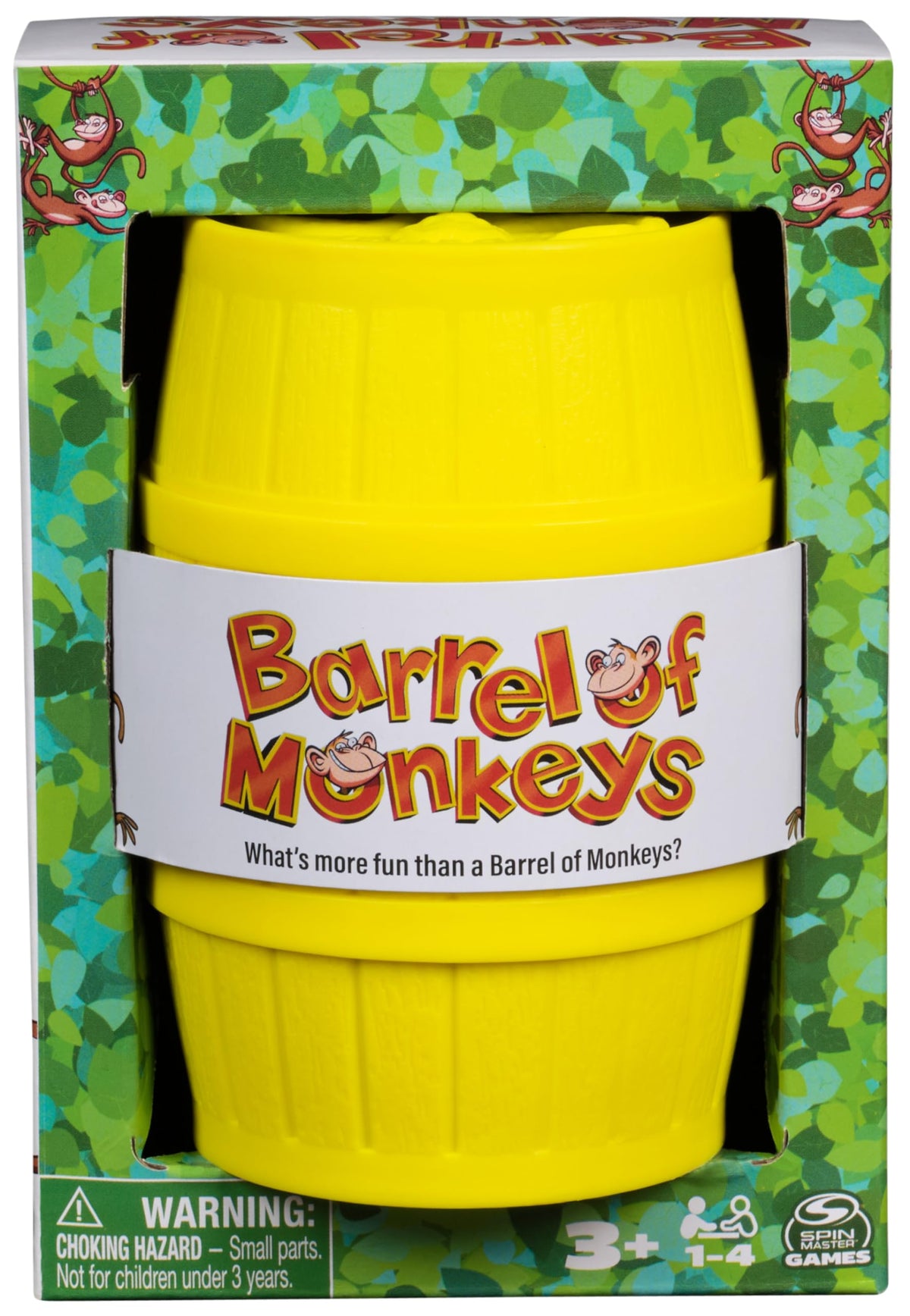 Spin Master Games Barrel of Monkeys Classic Linking & Balancing Kids Game