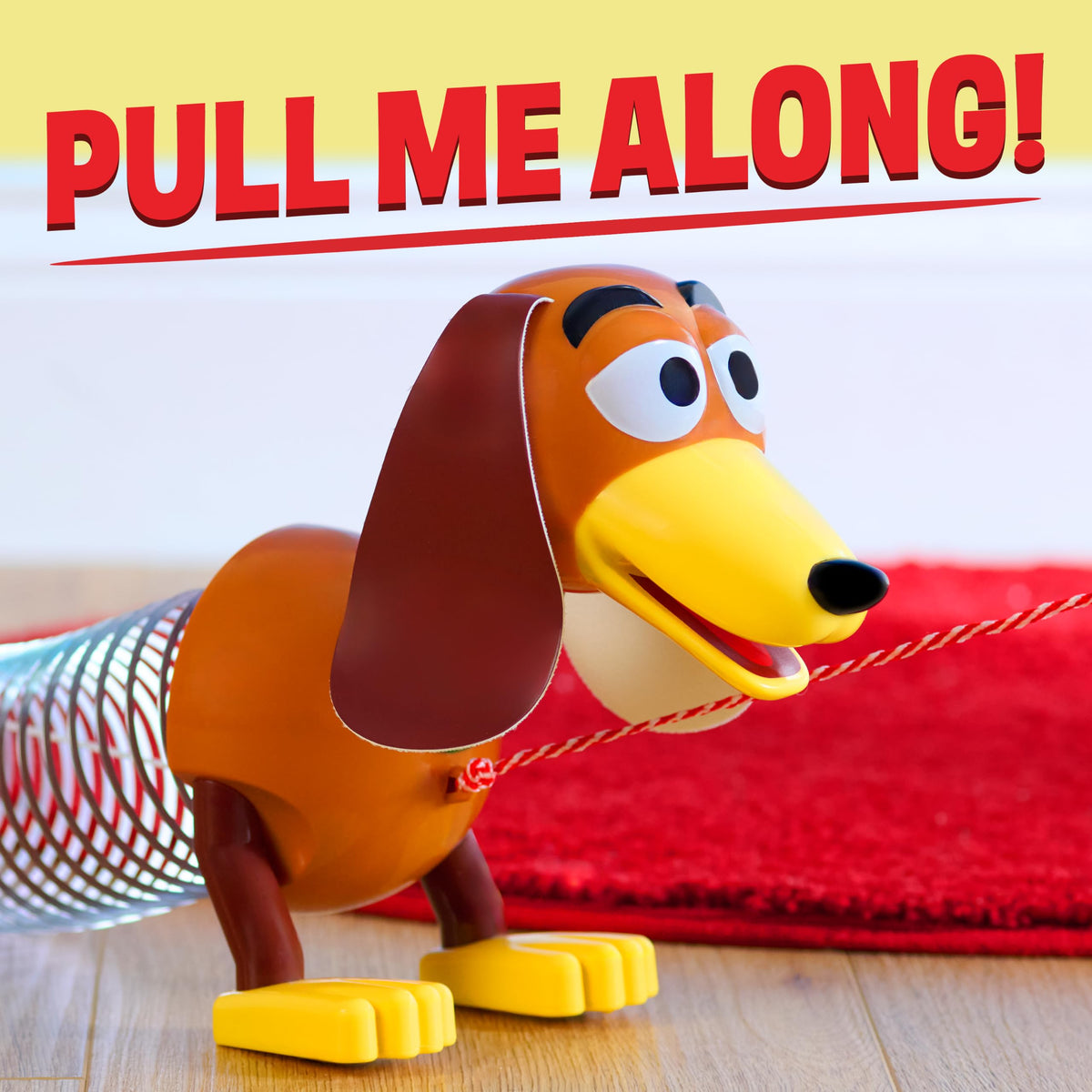 Just Play Retro Slinky Dog Pull Toy, Original Walking Spring Toy