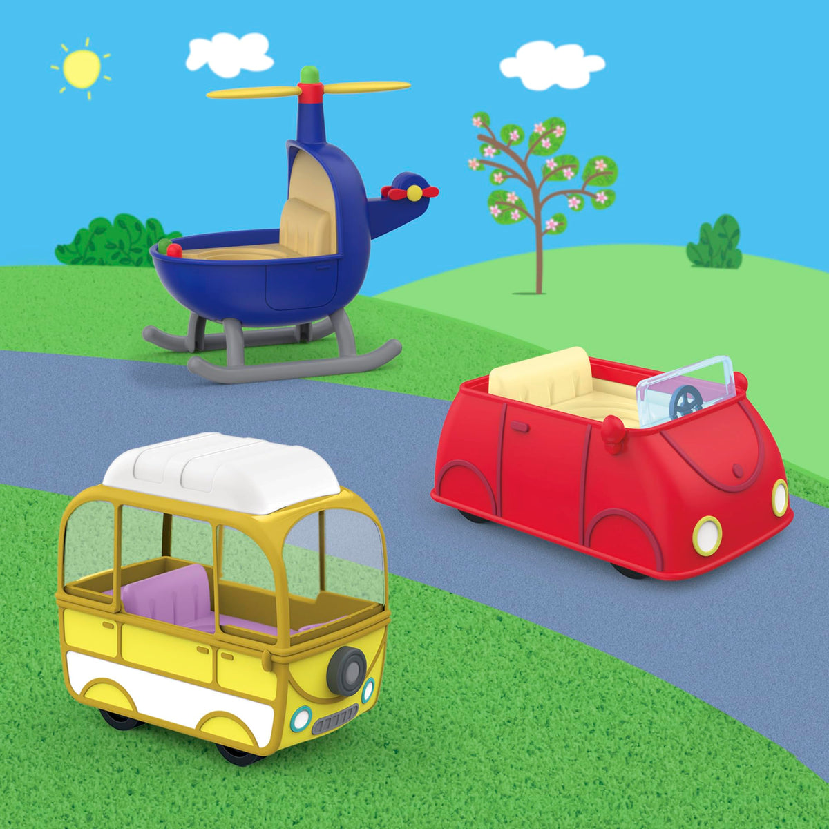 Peppa Pig Peppa's Little Vehicle Playset