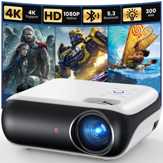 HAPPRUN Native 1080P Bluetooth Projector - Standard