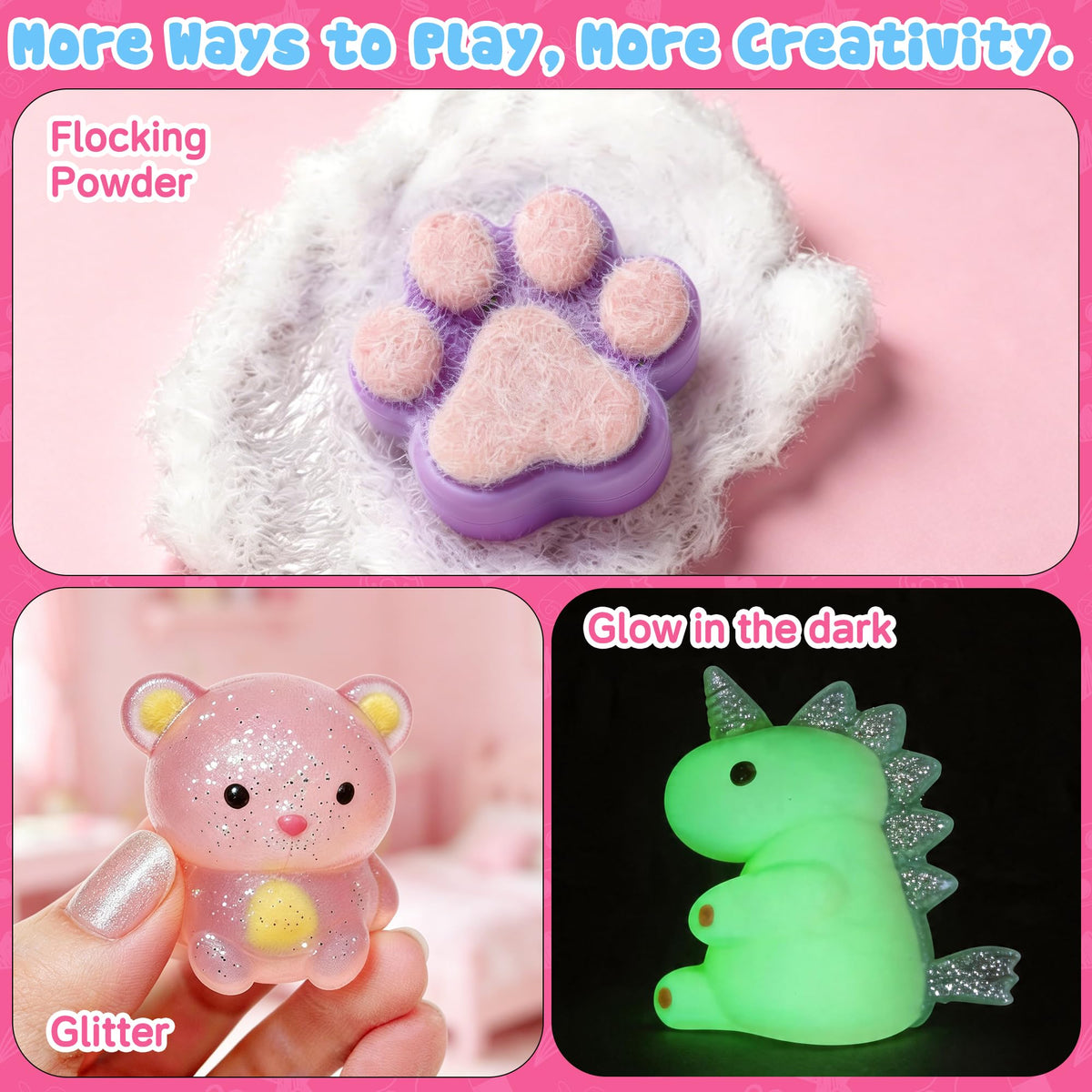 Make Your Own Taba Squishy Kit - DIY Squishy Making Kit with 8 Molds