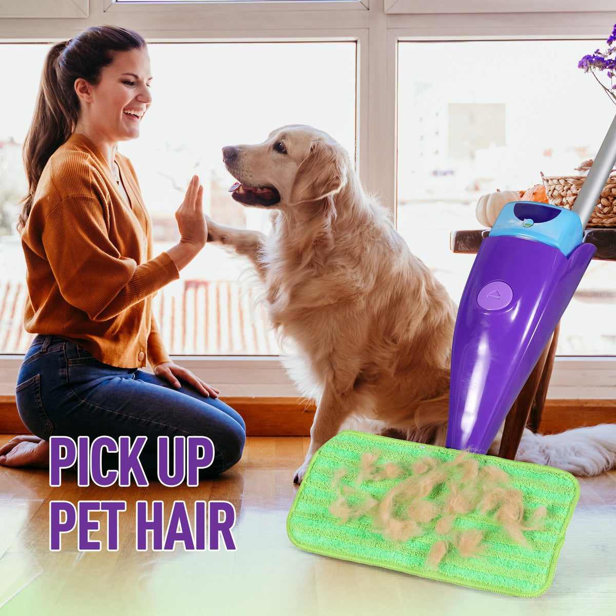 Reusable Mop Pads for Swiffer WetJet, 6 Pack