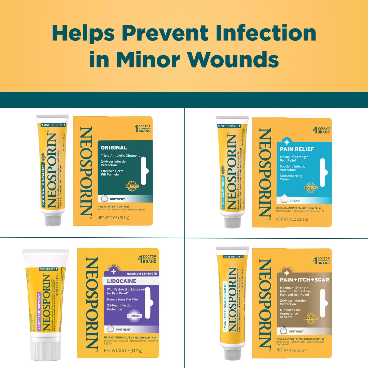 Neosporin Original Triple Antibiotic Ointment, 1 oz