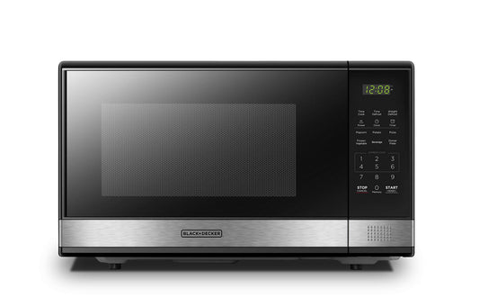 BLACK+DECKER Microwave Oven Countertop, 1.1 Cu.Ft, 1000W, Stainless Steel