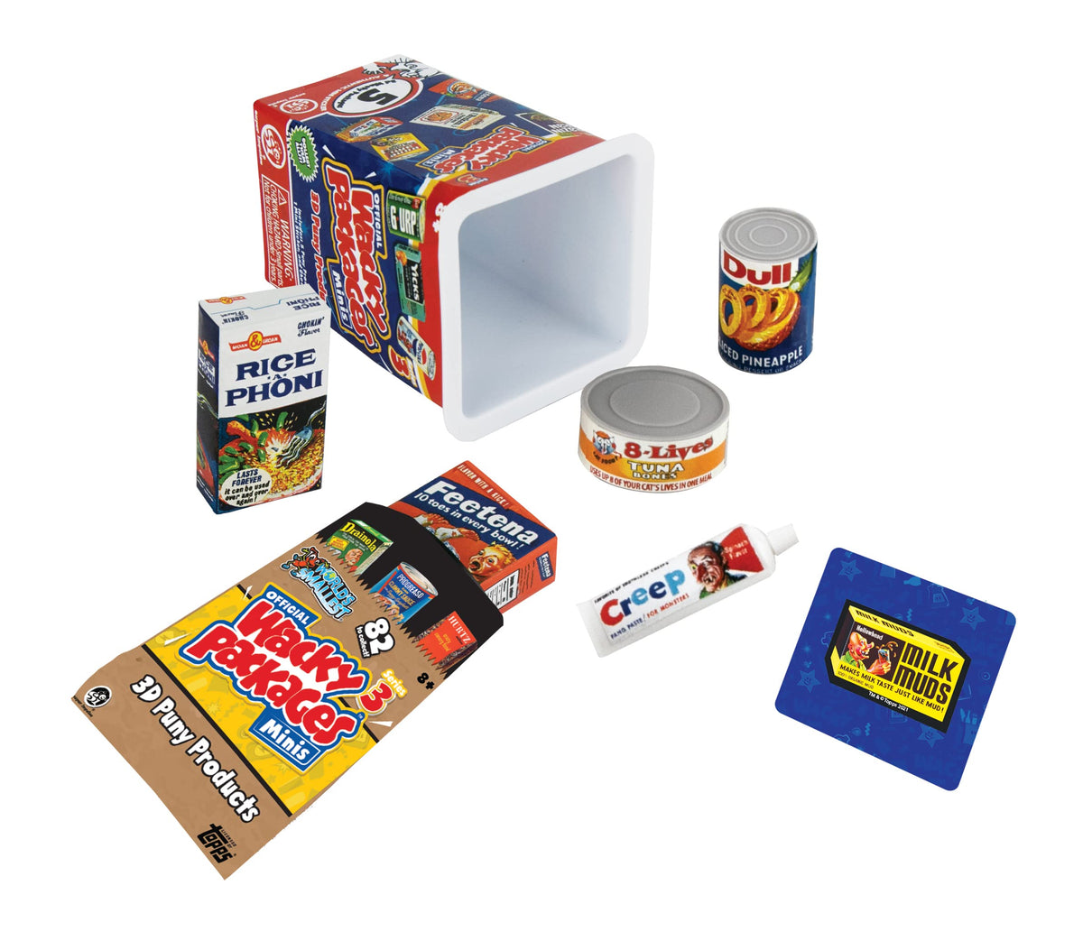 Wacky Packages Minis 5 pc Blind Box Series 3, Multi, 5215