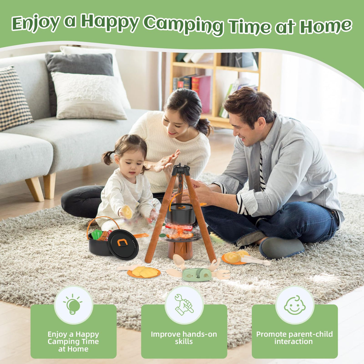 KOALA DIARY Kids Camping Toy Set, for Ages 3+