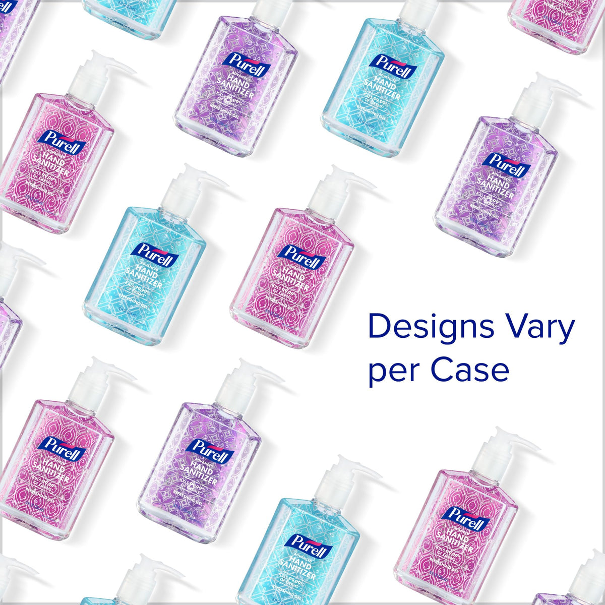 Purell Hand Sanitizer Gel Design Series Bottle 4ct x 8fl oz- 9652-06-ECDECO