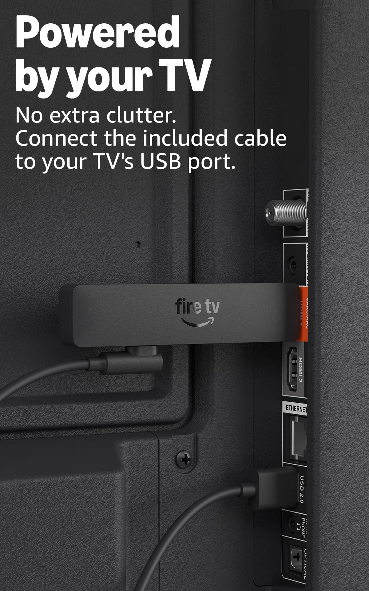 Amazon Fire TV Stick HD (newest model), free & live TV, Alexa Voice Remote, powered by the TV, effortless setup, find shows faster with Alexa+