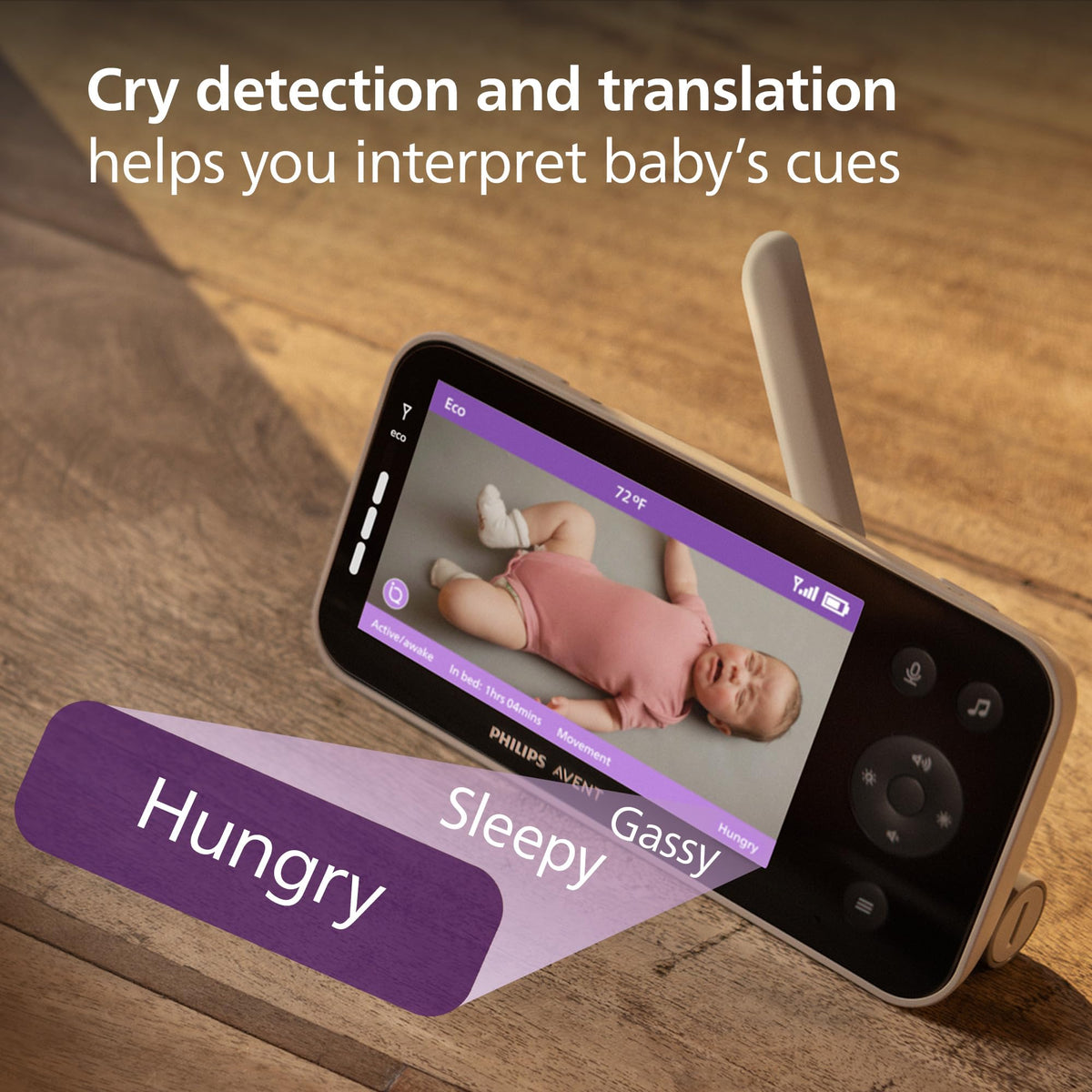 Philips Avent Premium Connected Baby Monitor, 1080p Camera, 5" HD Screen