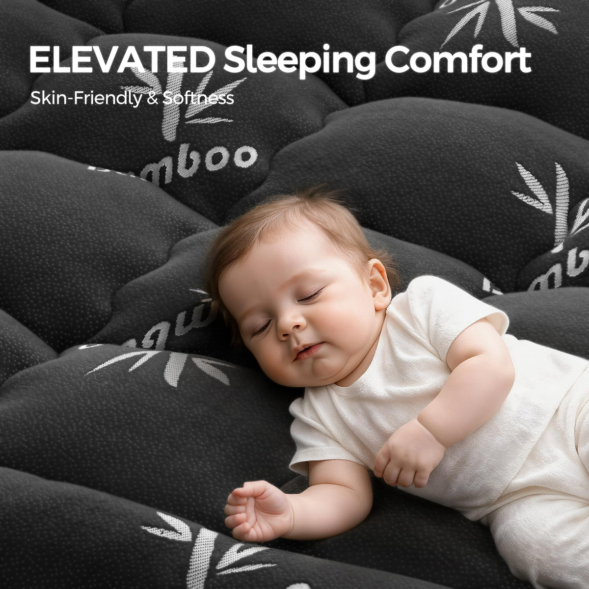 SakuraHome Twin XL Mattress Topper,Extra Thick Pillow Top Mattress Pad