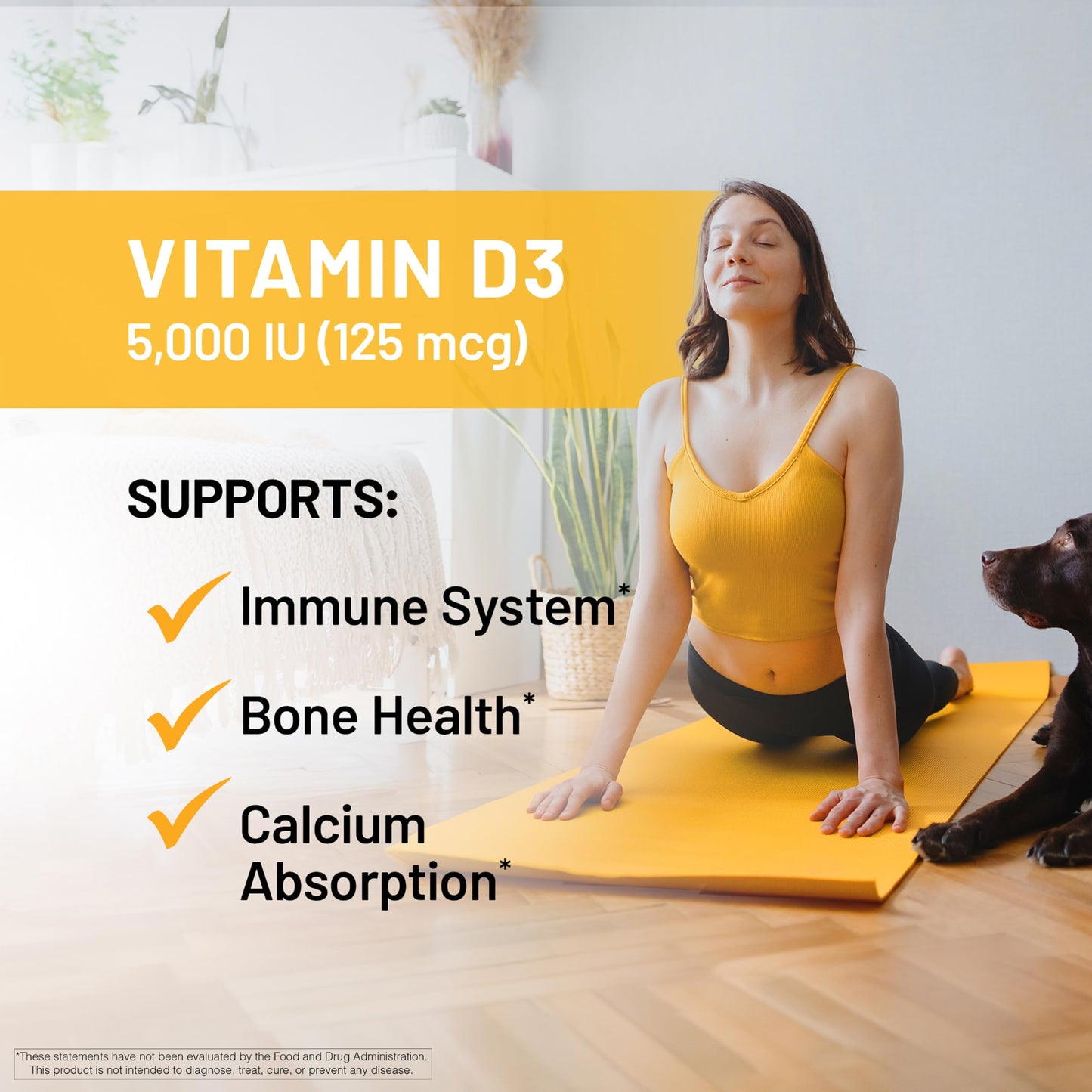 NatureWise Vitamin D3 5000IU Supplement, Immune Support, 360 Mini Softgels