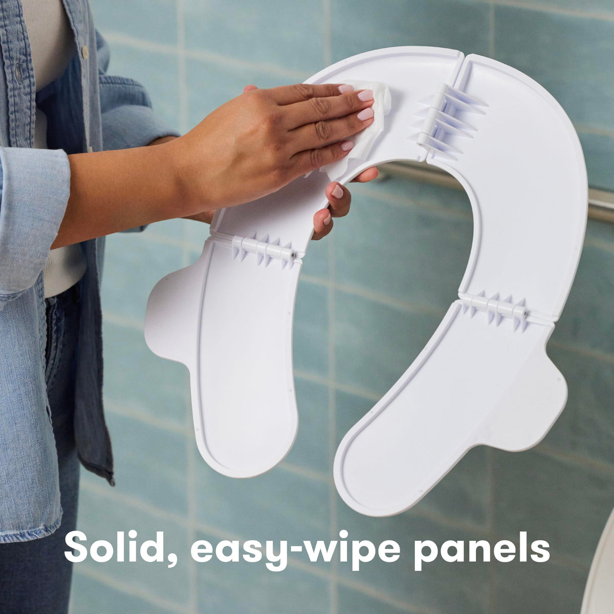 Frida Fold-and-Go Portable Potty Seat for Toilet, Toddlers, Free Bag
