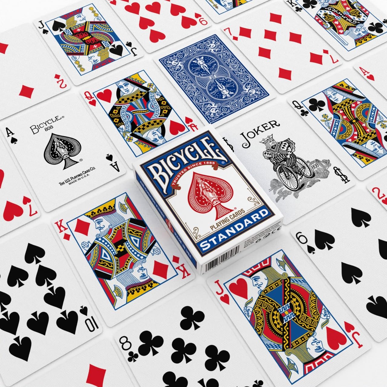 Bicycle Playing Cards 2 Pack Standard Poker Size Red and Blue