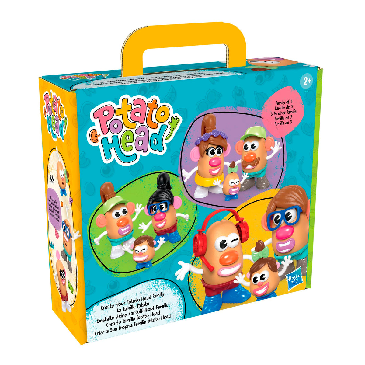Potato Head Create Your Family Set with 44 Parts and Pieces, Creative Toddler and Preschool Toys for 2 Year Old Girls and Boys and Up (Amazon Exclusive)