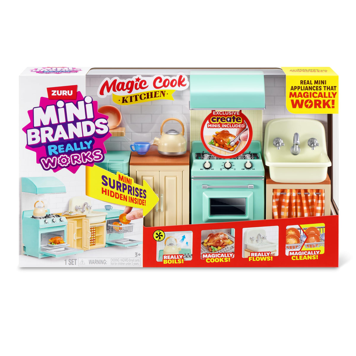 Mini Brands Magic Cook Kitchen Playset Series 1 By ZURU