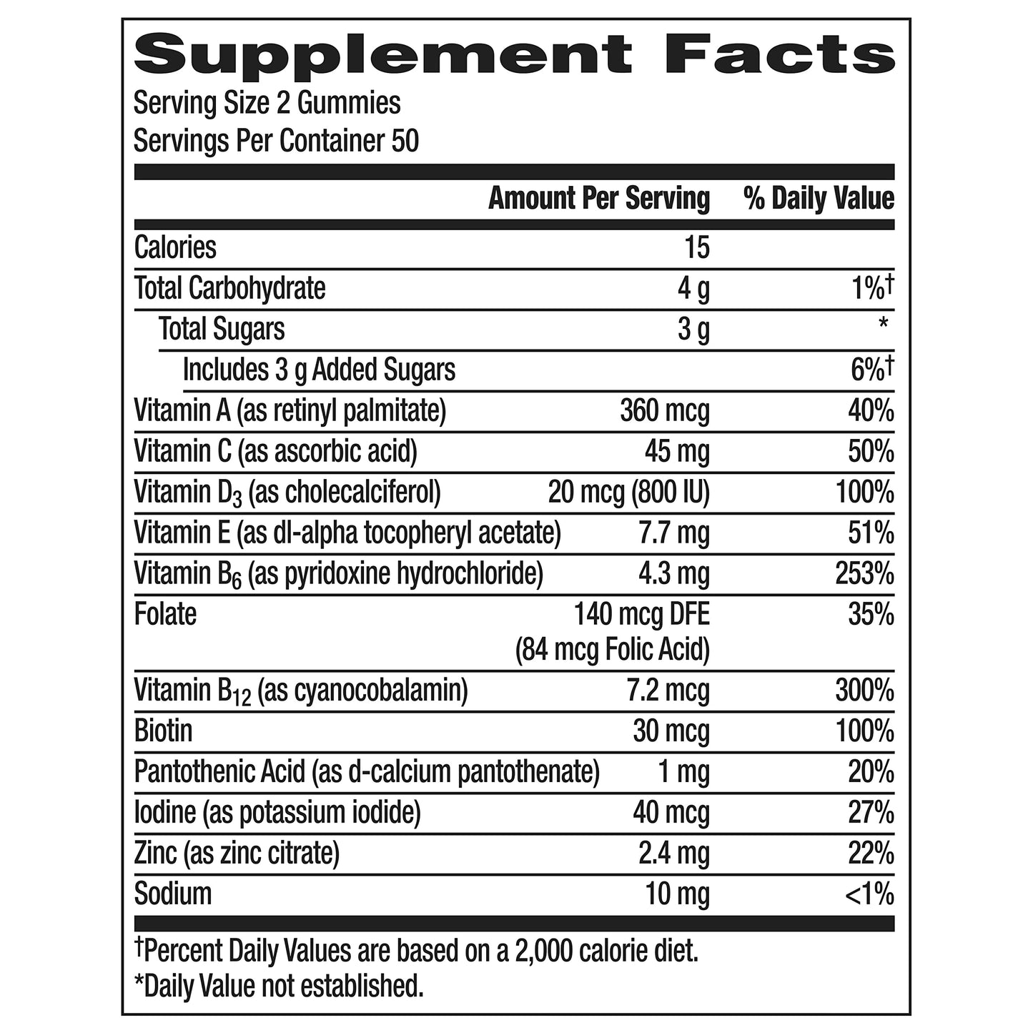 Centrum MultiGummies for Men 18 and Over, 100 Count