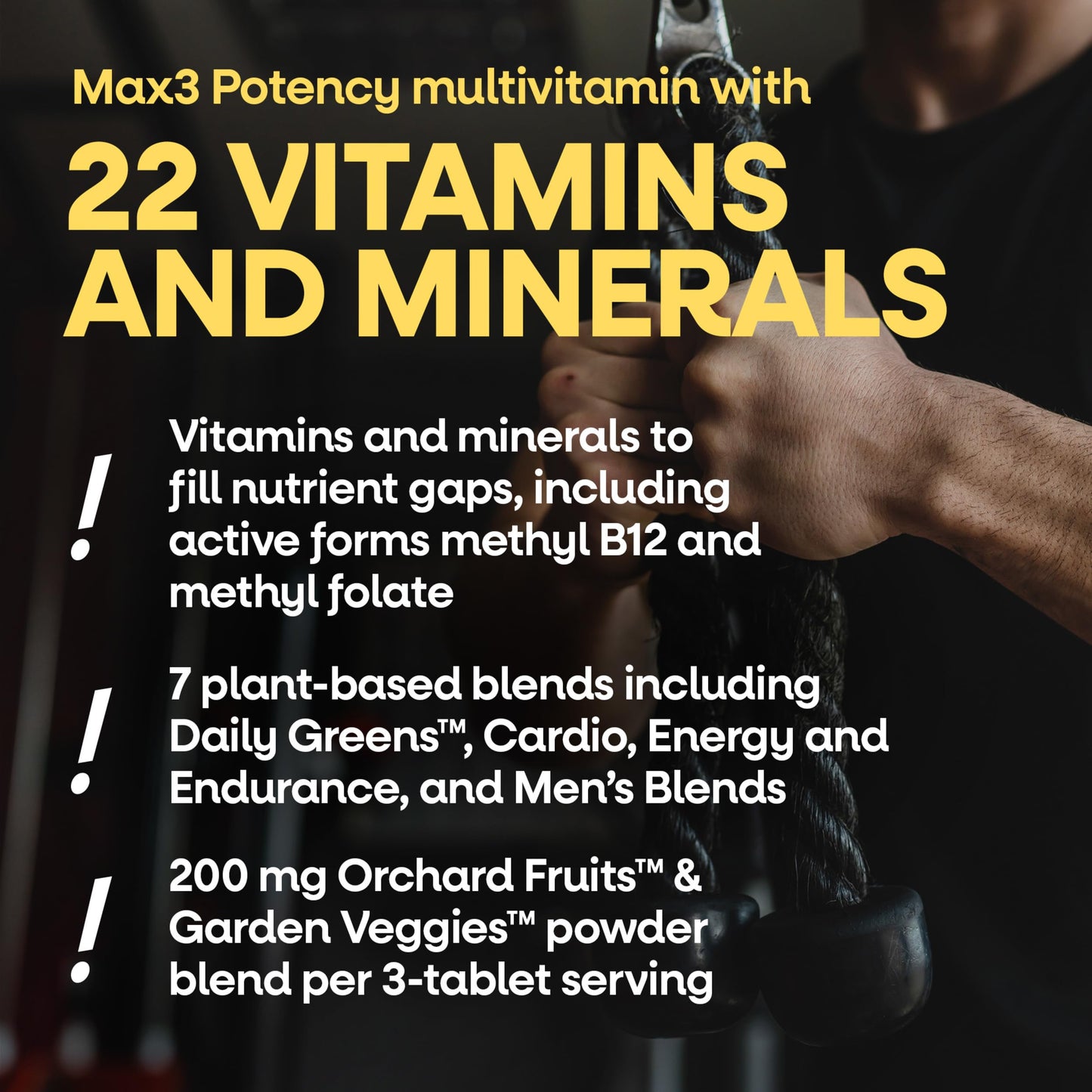 Nature's Way Alive! Men’s Max3 Potency Daily Multivitamin, 90 Tablets