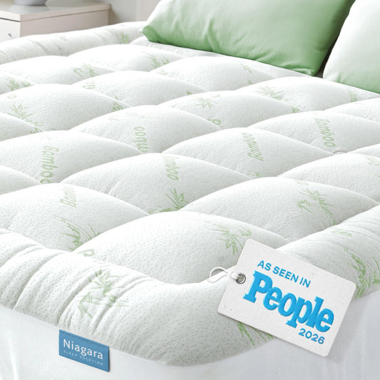 Niagara Sleep Solution Full Ultra Soft Mattress Topper — Back Pain Relief