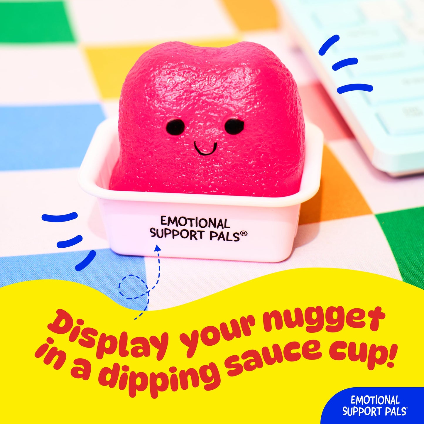 Emotional Support Pals Squishy Nugget, Fidget Toy by Relatable