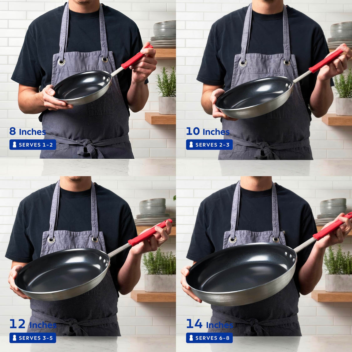 Tramontina Professional 8-Inch Ceramic Non Stick Small Frying Pan