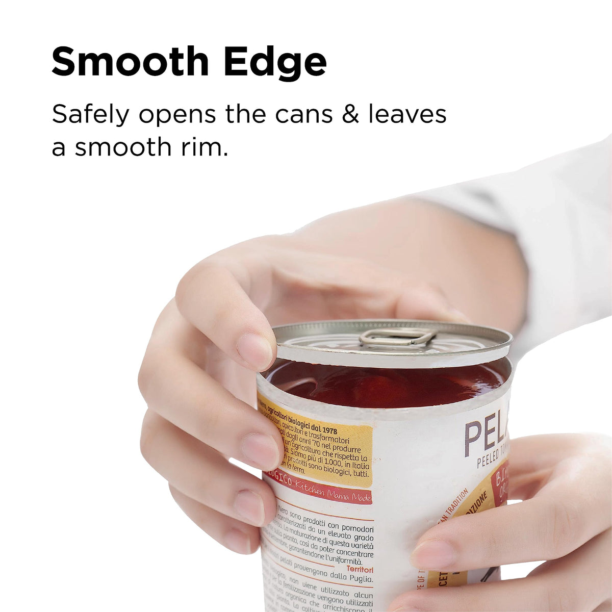 Kitchen Mama Auto 2.0 Electric Can Opener, Cordless, Marble Black