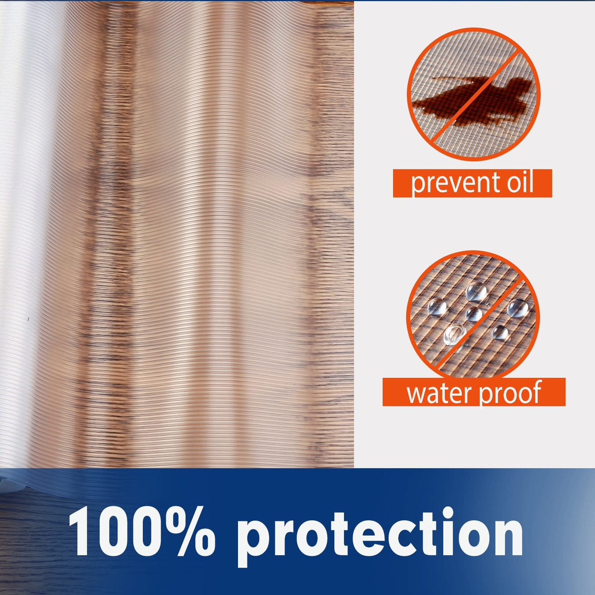 Shelf Liner, Drawer Liner, 12 x 120 Inches Cabinet Liner for Kitchen Cabinets Non-Adhesive Shelf Liners, Waterproof Shelf Paper with Non-Slip, Durable Liners, Clear