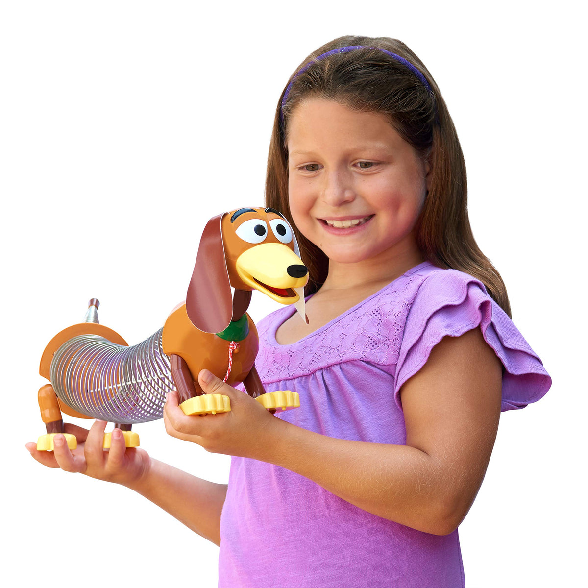 Just Play Retro Slinky Dog Pull Toy, Original Walking Spring Toy