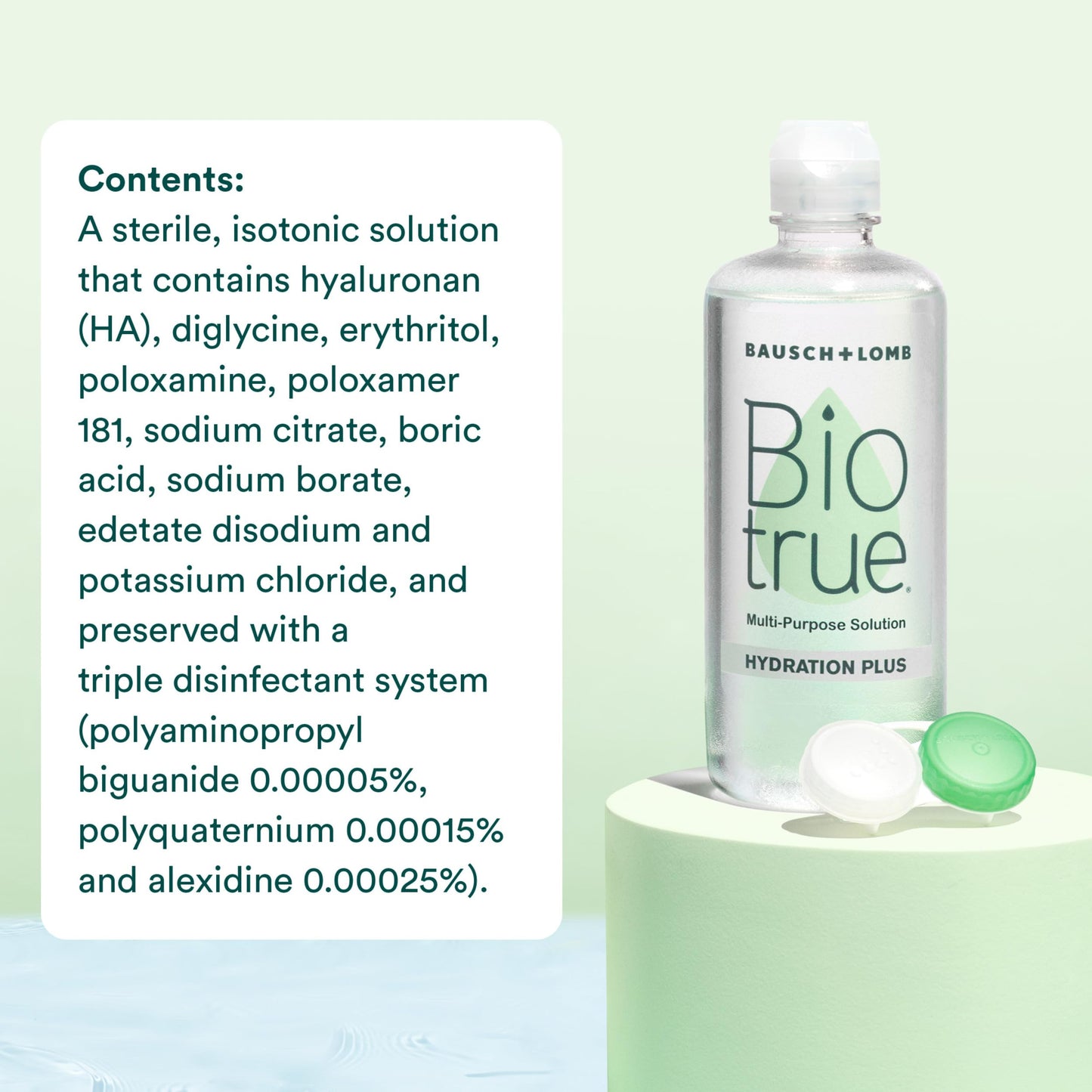 Biotrue Hydration Plus Multi-Purpose Contact Lens Solution, 10 oz 2 Pack