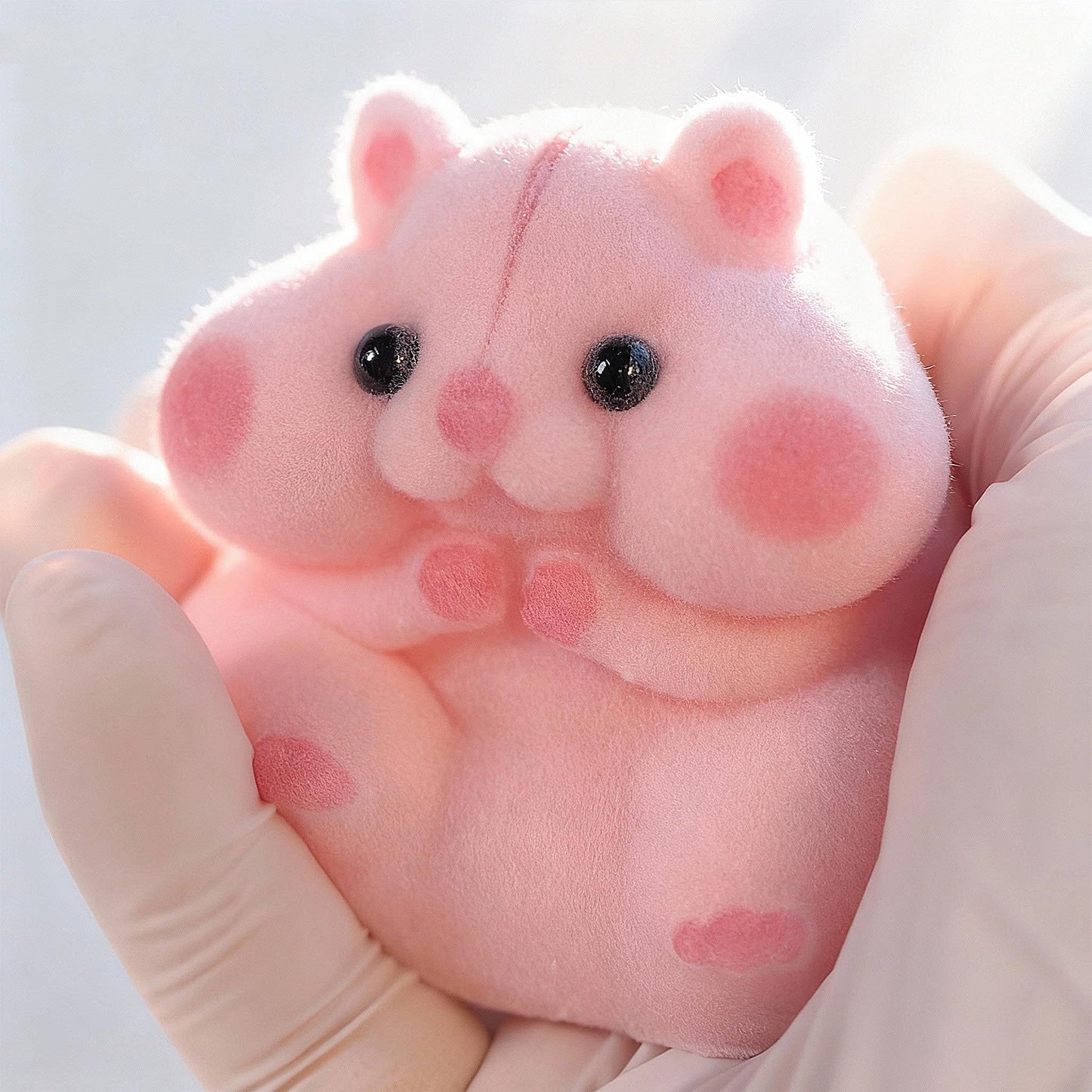 Handmade Taba Squishy Hamster Toy, Cute Squishy Stress Relief Fidget Toy