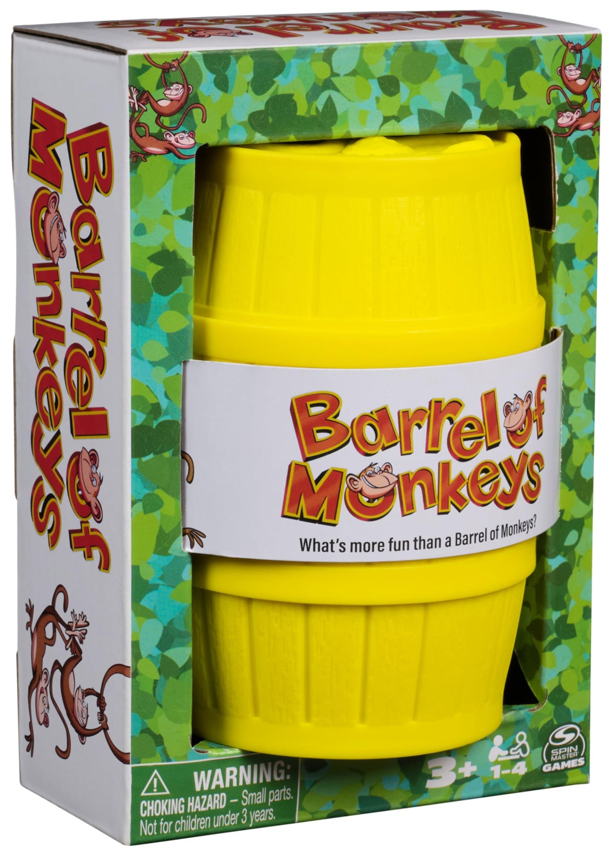 Spin Master Games Barrel of Monkeys Classic Linking & Balancing Kids Game