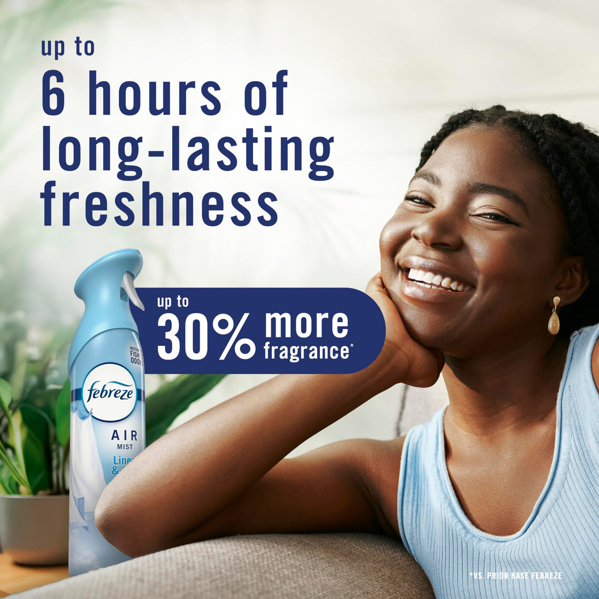 Febreze Odor-Fighting Air Freshener Spray, Room Spray, Crisp Fall Breeze, Cuddle Weather & Baked Cinnamon Apple Air Mist, 8.1 oz, 3ct