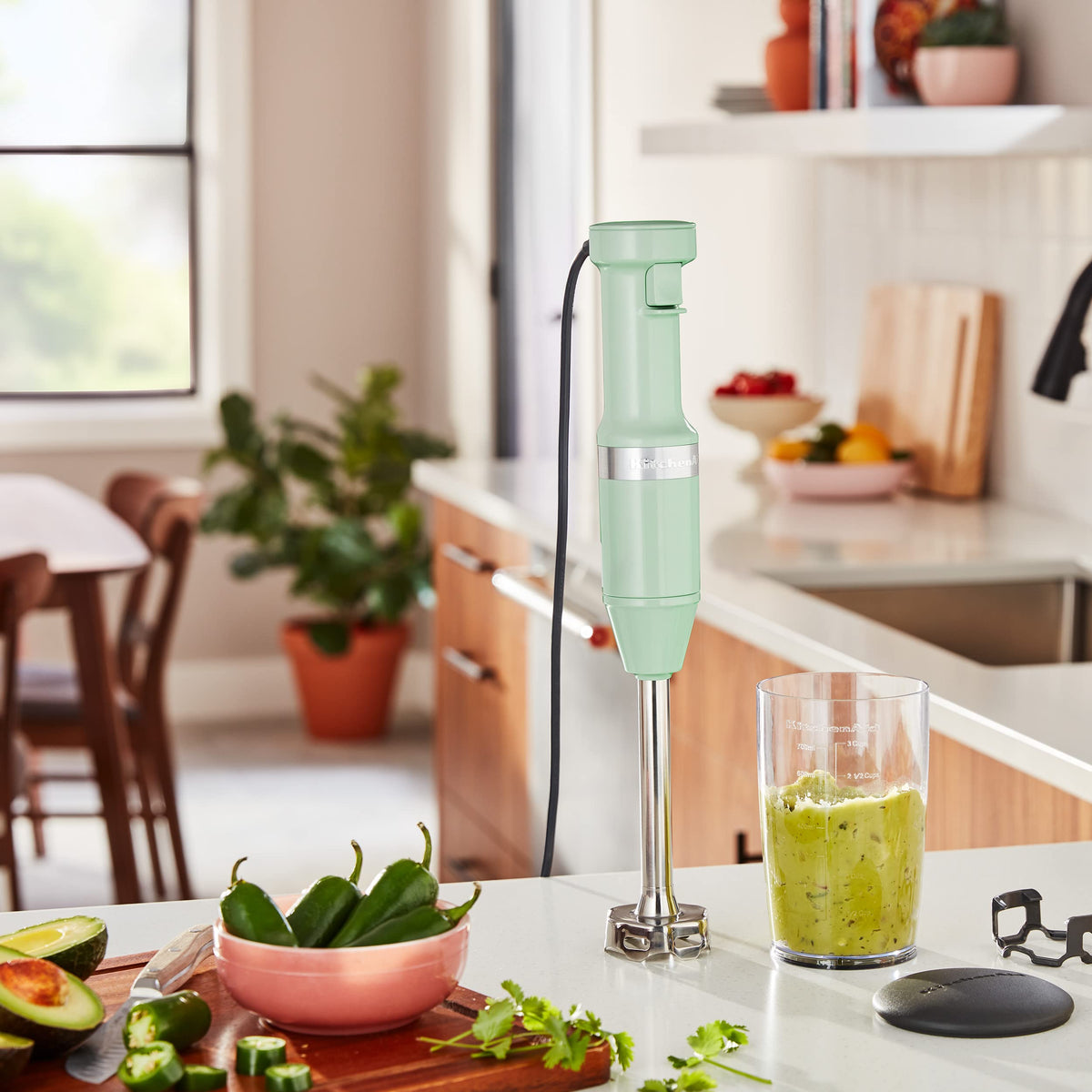 KitchenAid Variable Speed Corded Hand Blender, KHBV53, Pistachio