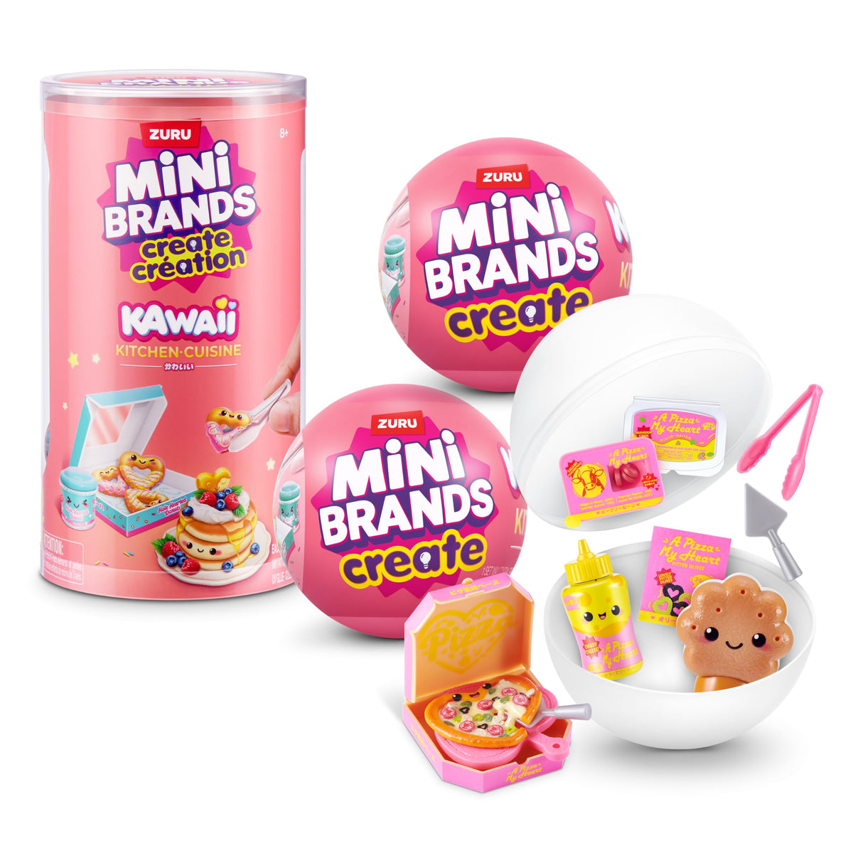 Mini Brands Mini Create Kawaii Kitchen Capsule Series 1 (2 Pack) By ZURU
