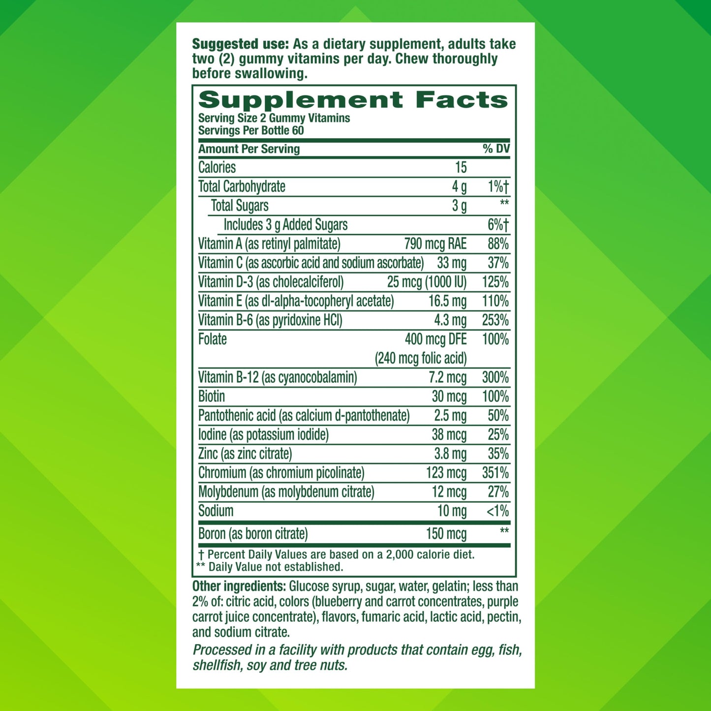 Vitafusion Men's Multivitamin Gummies | 120 Gummy Vitamins