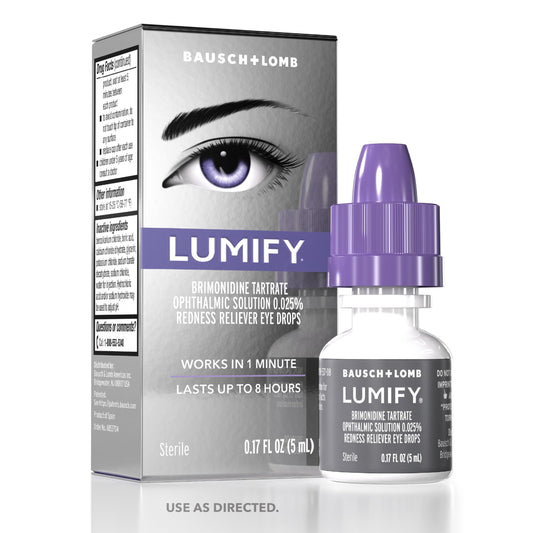 Lumify Redness Relief Eye Drops, Whiter & Brighter Looking Eyes, 0.17 oz