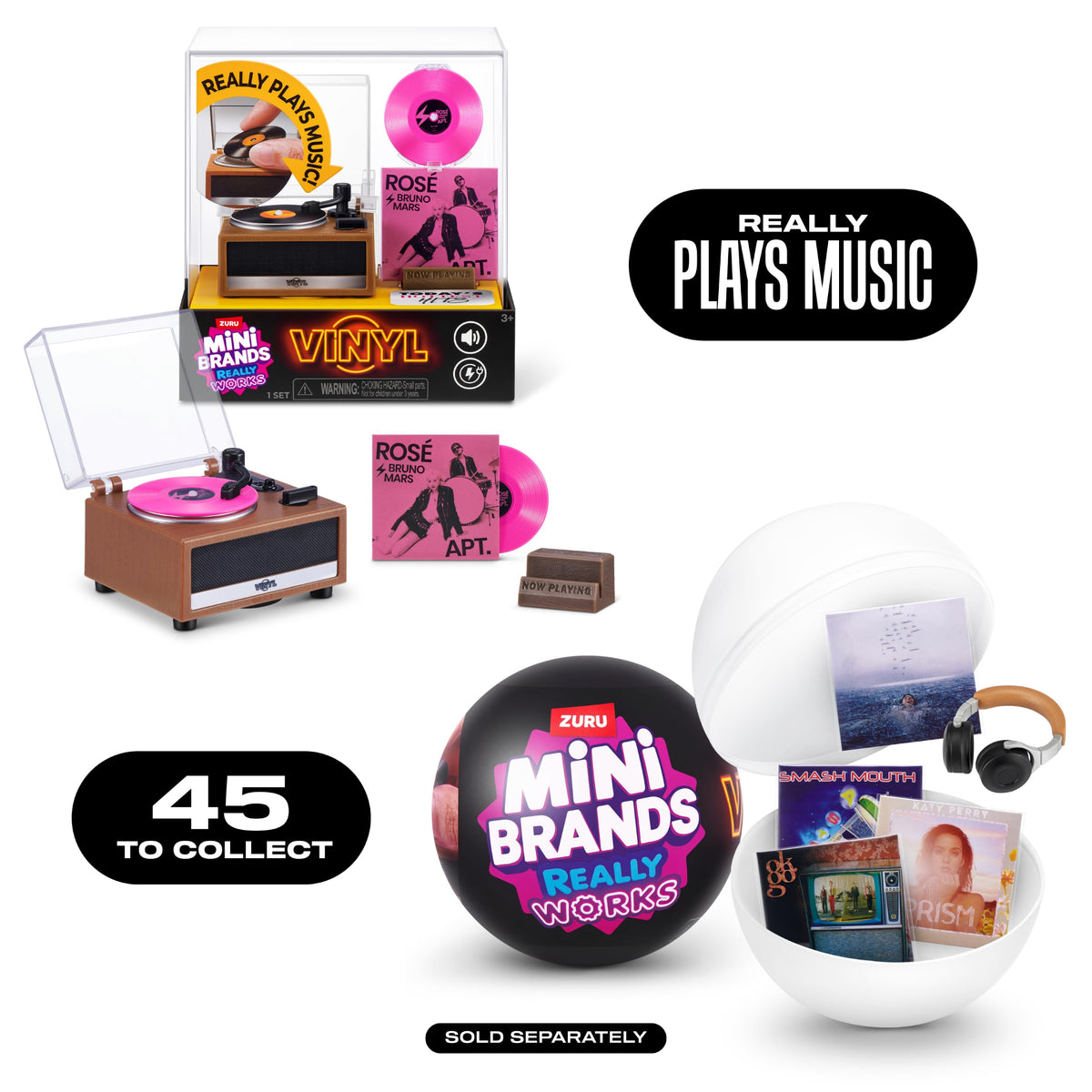Mini Brands Really Works Vinyl Capsule Series 1 (2 Pack) By ZURU
